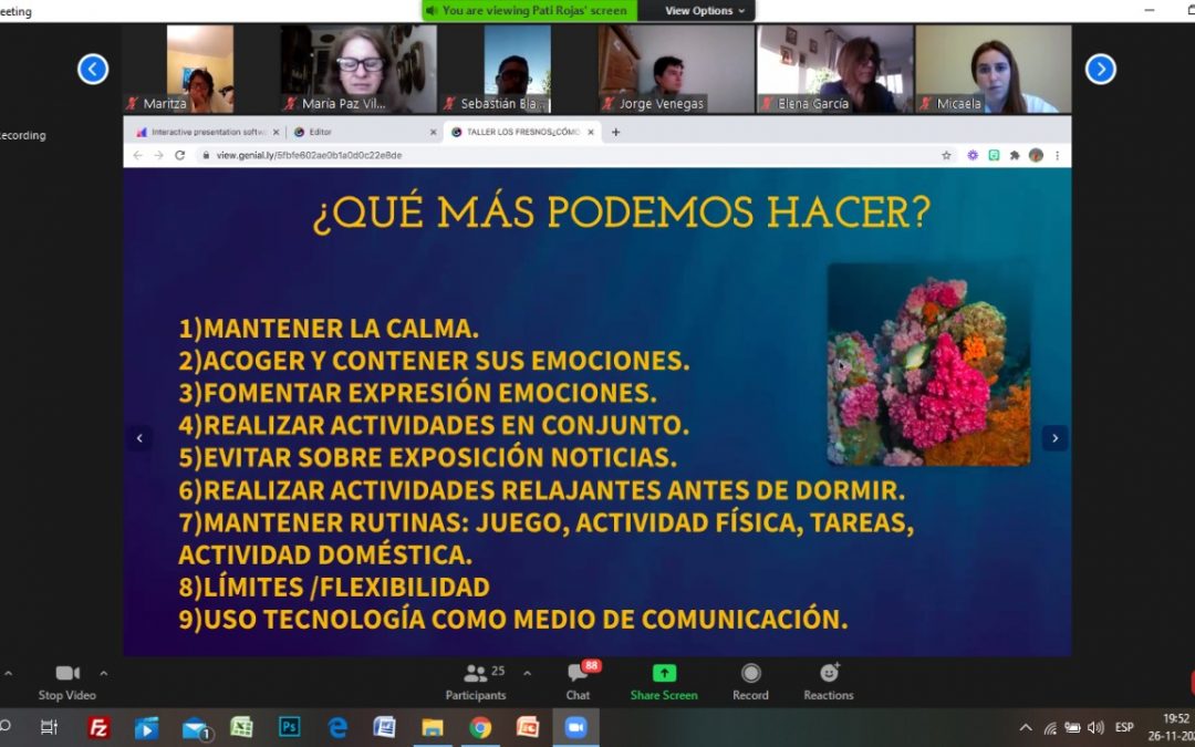 TALLER ¿CÓMO FORTALECERNOS EN TIEMPOS DE PANDEMIA?